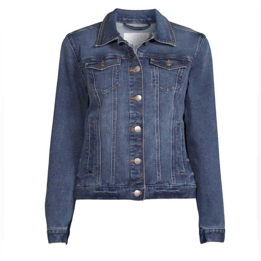 Brand new w/tags Time and Tru Women's Button
Down Denim Jacket Size XS